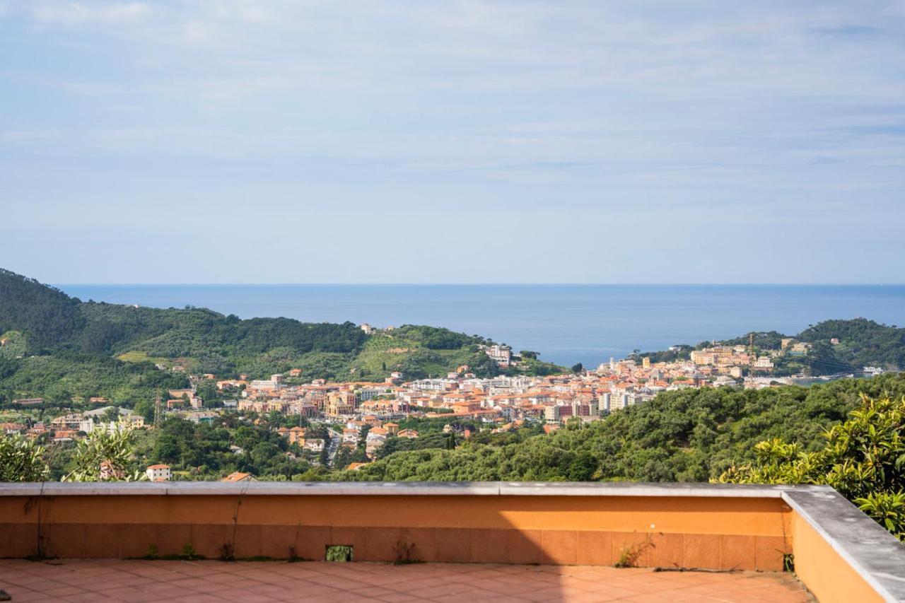 016 - Casa Tranquilla Vista Mare, Pace E Natura - 10 Minuti Dalla Spiaggia Apartment Sestri Levante Exterior photo
